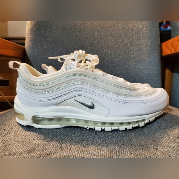 Nike Air Max '97 "Triple White" Size9.5 Mens - Picture 2 of 10
